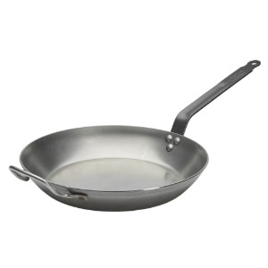 "CARBONE PLUS" koekenpan, 32 cm, koolstofstaal - merk "de Buyer"