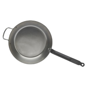 "CARBONE PLUS" koekenpan, 32 cm, koolstofstaal - merk "de Buyer"