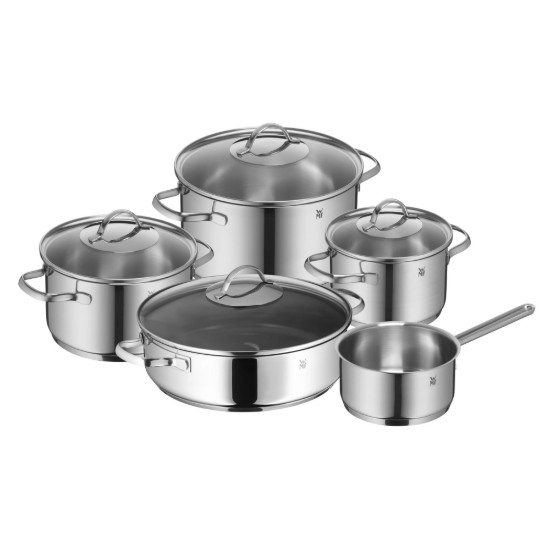 Batteria di pentole, acciaio inox, 9 pezzi, "Provence Plus" - WMF