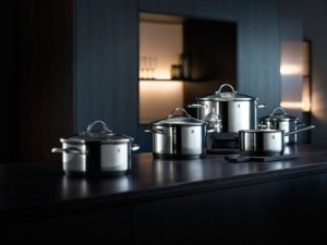 Batteria di pentole, acciaio inox, 9 pezzi, "Provence Plus" - WMF