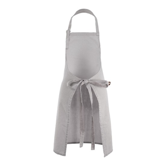 Grembiule da cucina, cotone, 74 x 85 cm, "Myrna", grigio - Tiseco