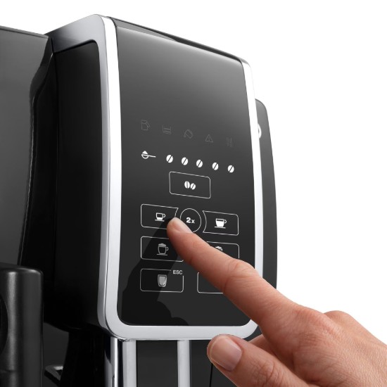 Cafetera espresso automática 1450W, "Dinamica", Negro - DeLonghi