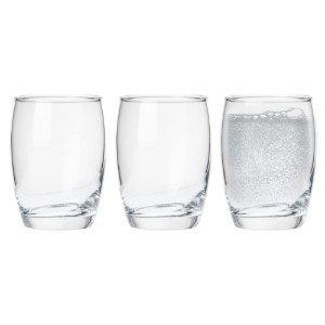 3-delige waterglazenset, 270 ml, gemaakt van glas, Aurelia - Borgonovo