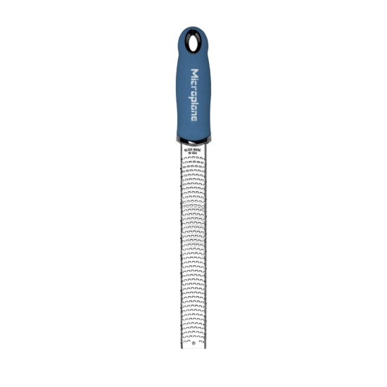 Citrusrasp, chirurgisch roestvrij staal, 32,5 x 3 cm, Denim Blue - Microplane
