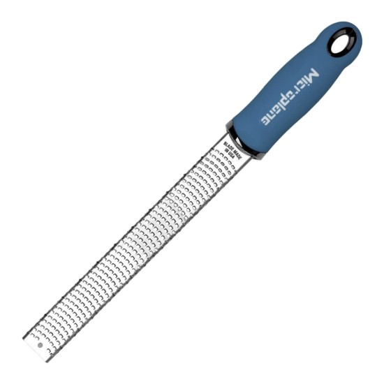 Citrusrasp, chirurgisch roestvrij staal, 32,5 x 3 cm, Denim Blue - Microplane