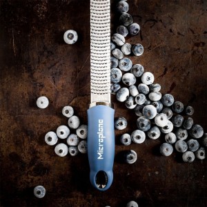 Grattugia per agrumi, acciaio inossidabile chirurgico, 32,5 x 3 cm, Denim Blue - Microplane