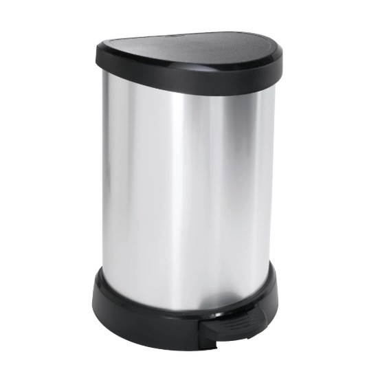 Trash bin, bil-pedala, 15L, "Deco" - Curver