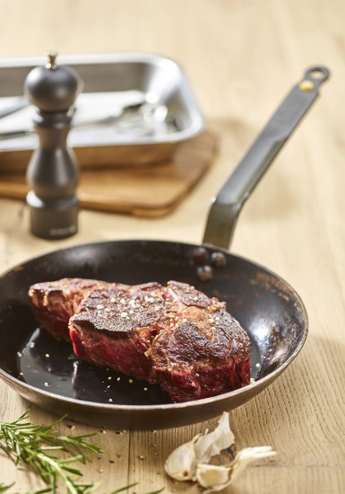 Frying pan, steel, 28 cm, "Mineral B" - de Buyer