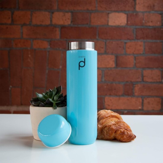 Bottiglia termica in acciaio inox, 300 ml, "DrinkPod", Blue  - Grunwerg