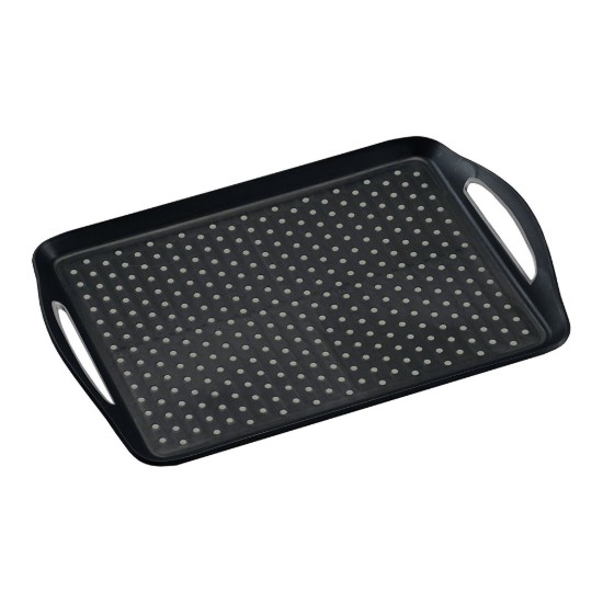 Tava servire din plastic, 45,5 x 32 cm, negru  - Kesper