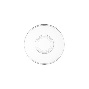 Indro saucer for cappuccino cup, 15 cm, glass - Borgonovo