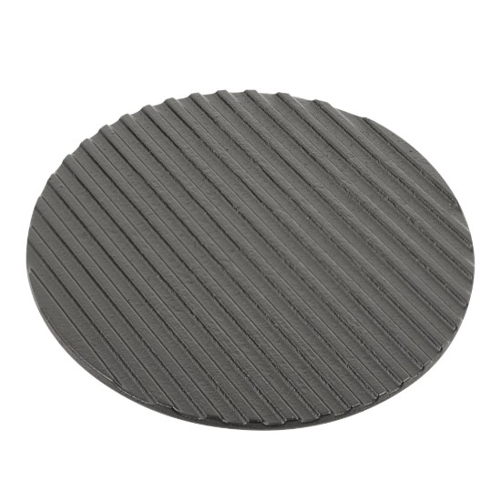 Pressa per griglia rotonda, ghisa, 18 cm - Zokura