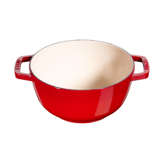 20 cm gietijzeren fondue set, Cherry - Staub