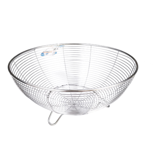 Stainless steel strainer basket, 20 cm
